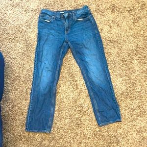 Blue denim regular fit jeans size 32x30